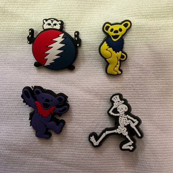Grateful Dead Jibbitz croc charms NWOT - Picture 2 of 5